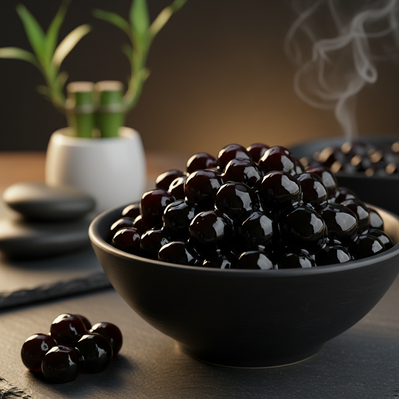 Perles de tapioca au sucre brun