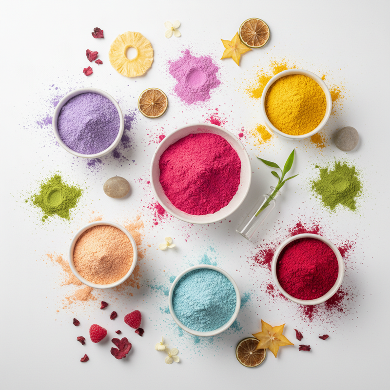 Poudres aromatisées sans sucre