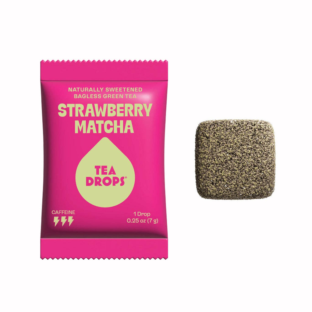 Tea Drops Matcha à la Fraise - Portion Individuelle