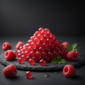 Bulles éclatantes à la framboise