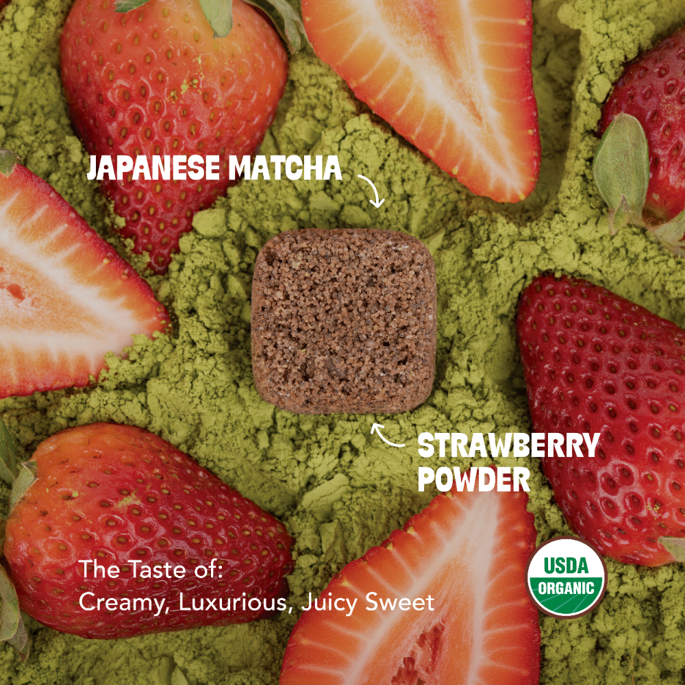 Tea Drops Matcha à la Fraise - Portion Individuelle